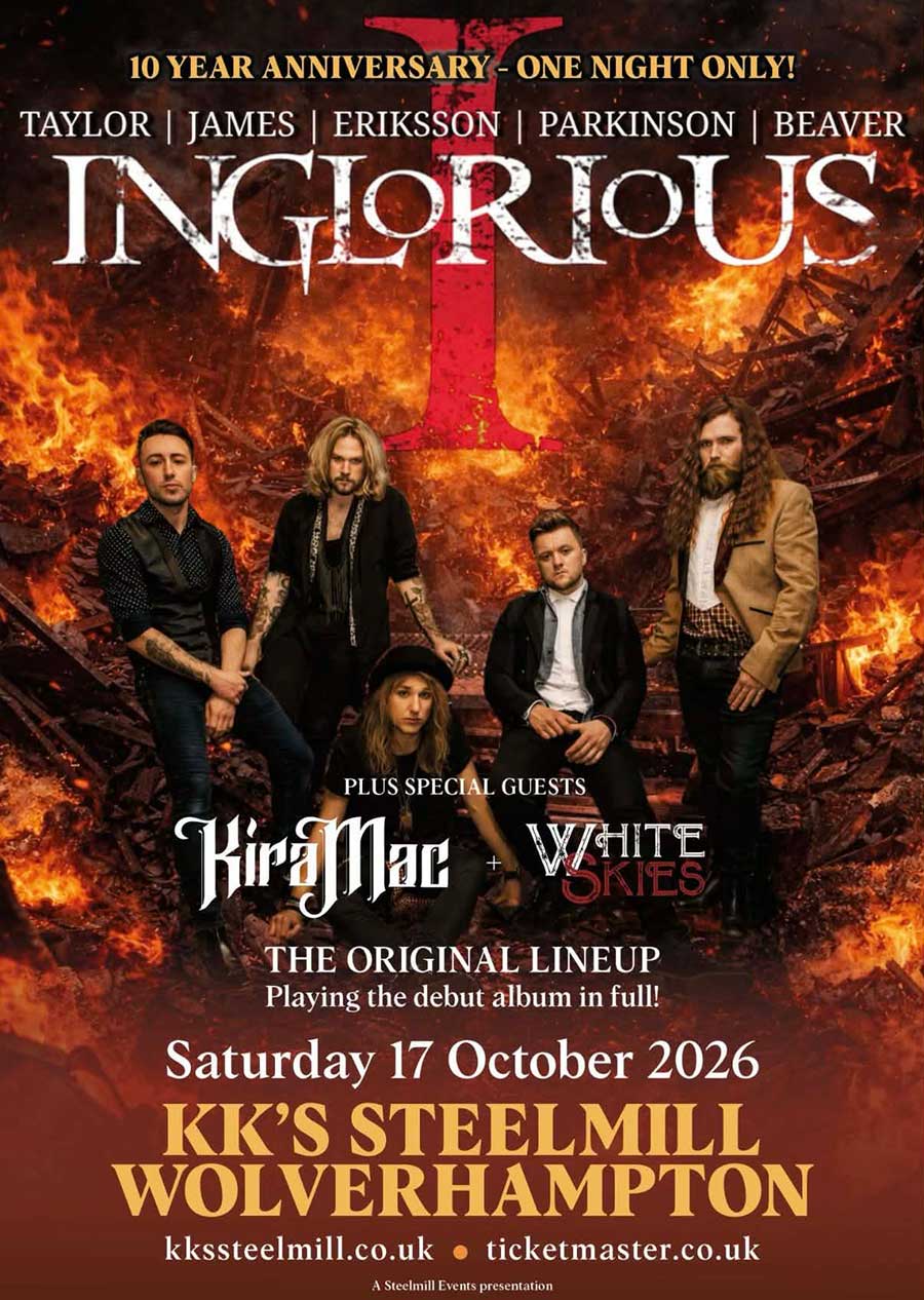 White Skies support Inglorious KKs Steelmill -2026 poster