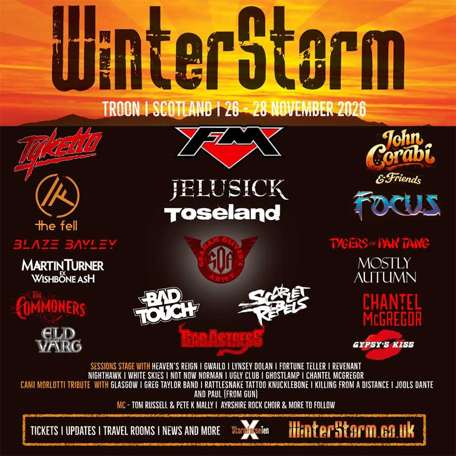 Winterstorm Festival 2026 Troon Scotland